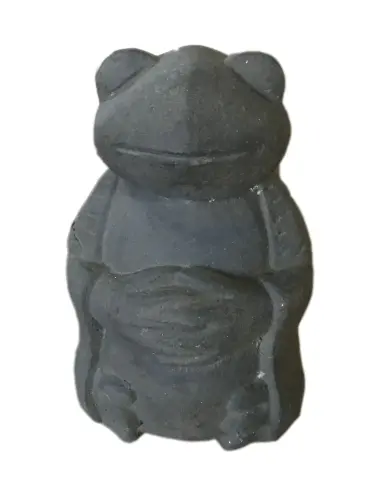 Product image of the product “Standing Korean frog monk. 20 cm tall. Painted in the color antique finish ”